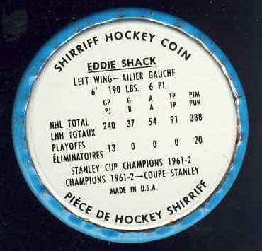 1962 Shirrff Coins